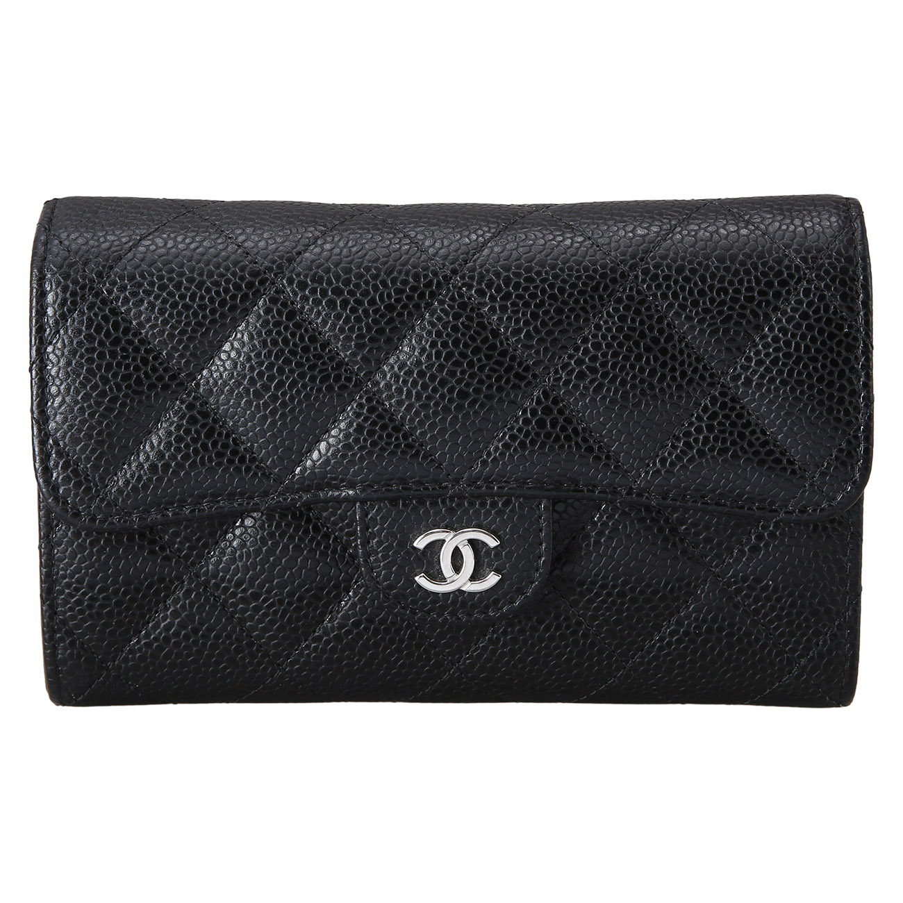 CHANEL(USED)샤넬 캐비어 클래식 중지갑