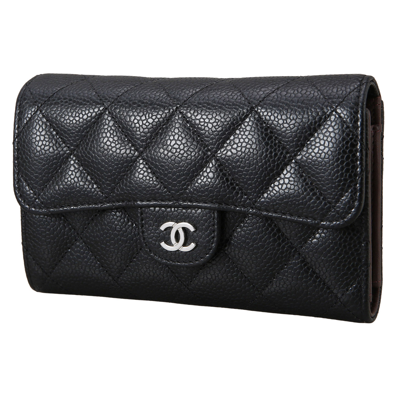 CHANEL(USED)샤넬 캐비어 클래식 중지갑