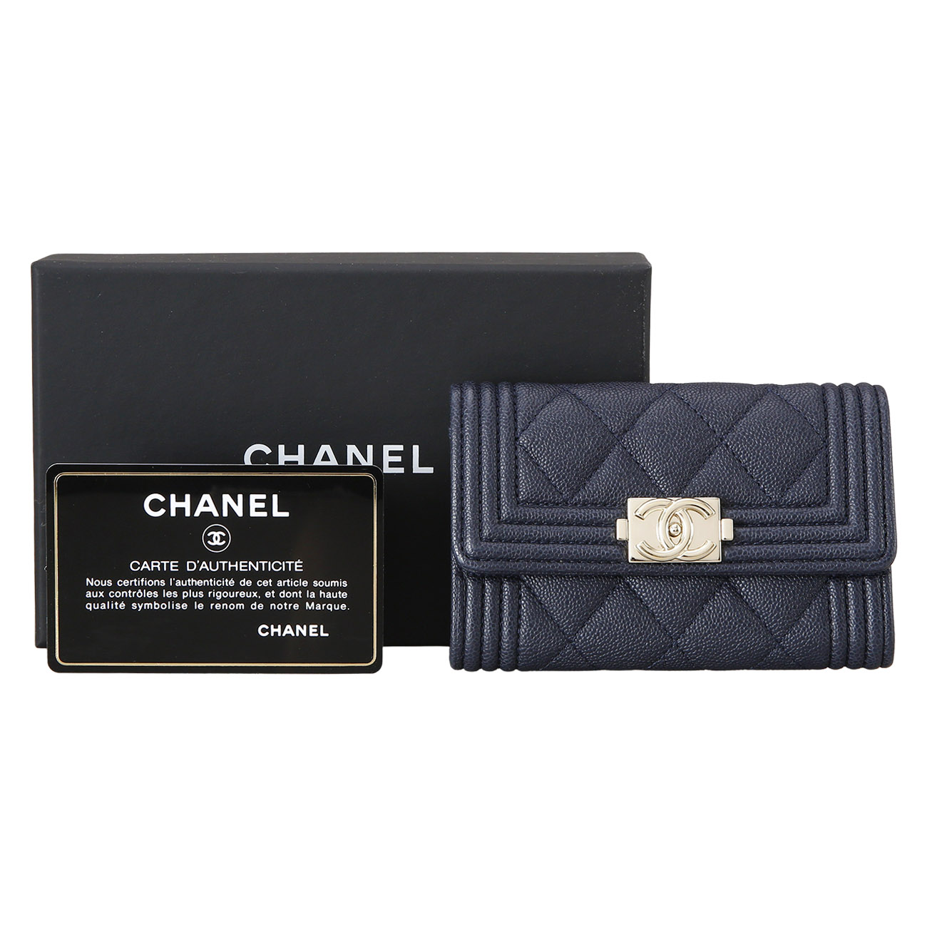 CHANEL(USED)샤넬 보이샤넬 카드 지갑