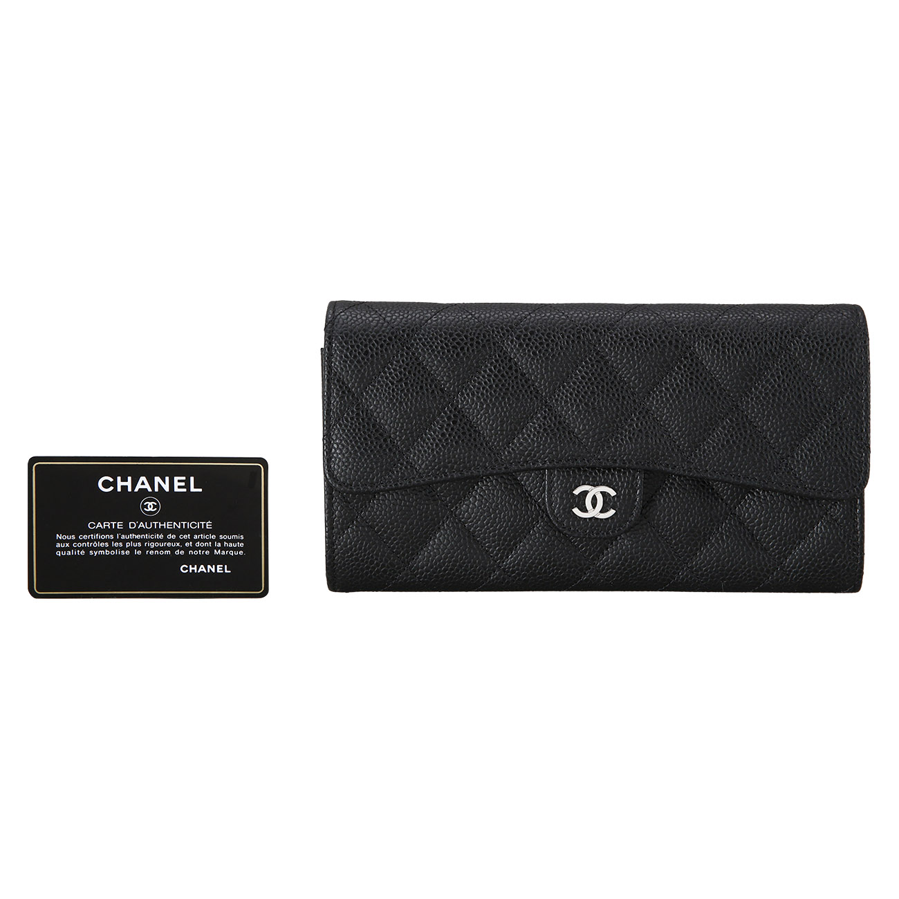 CHANEL(USED)샤넬 캐비어 클래식 장지갑