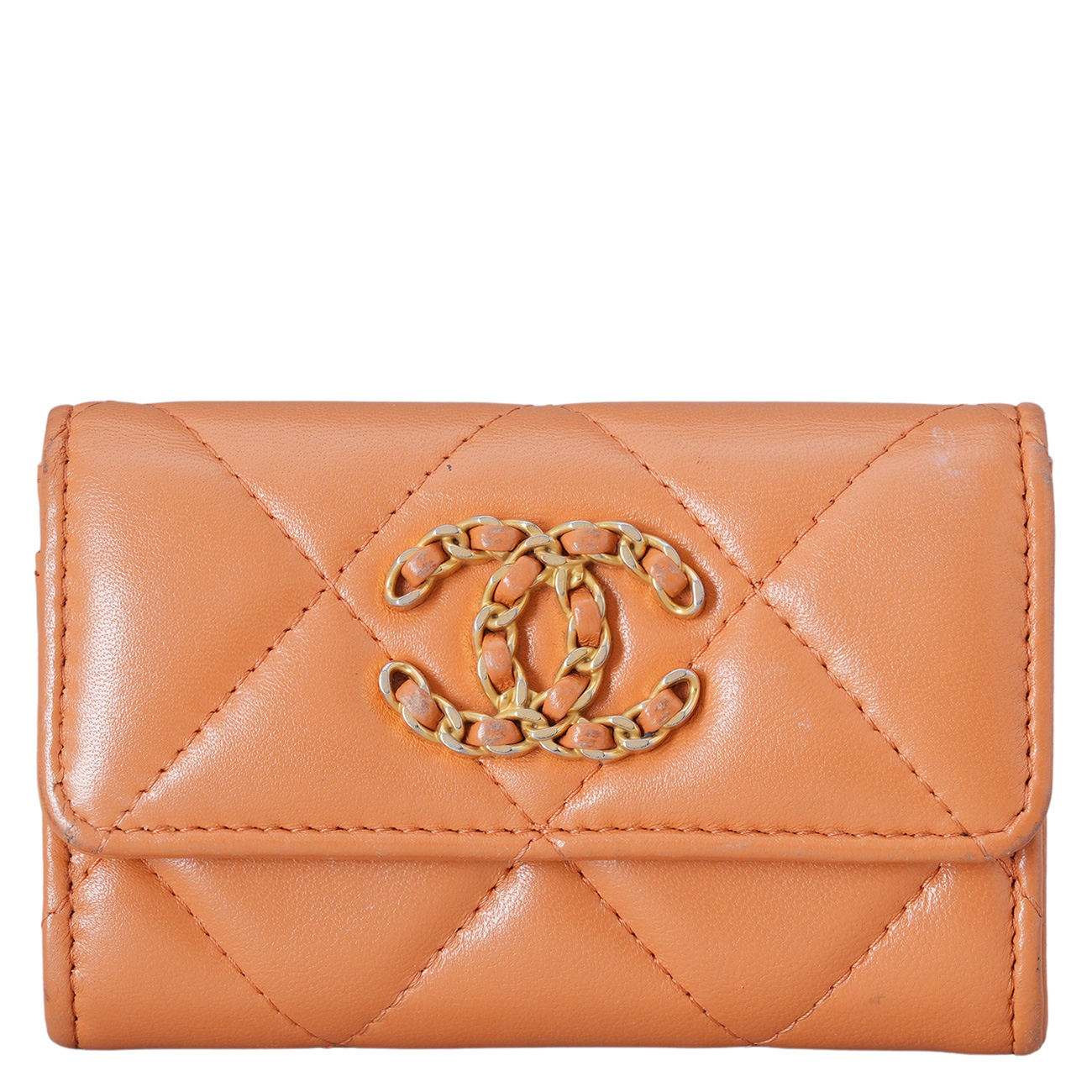 CHANEL(USED)샤넬 19 카드지갑