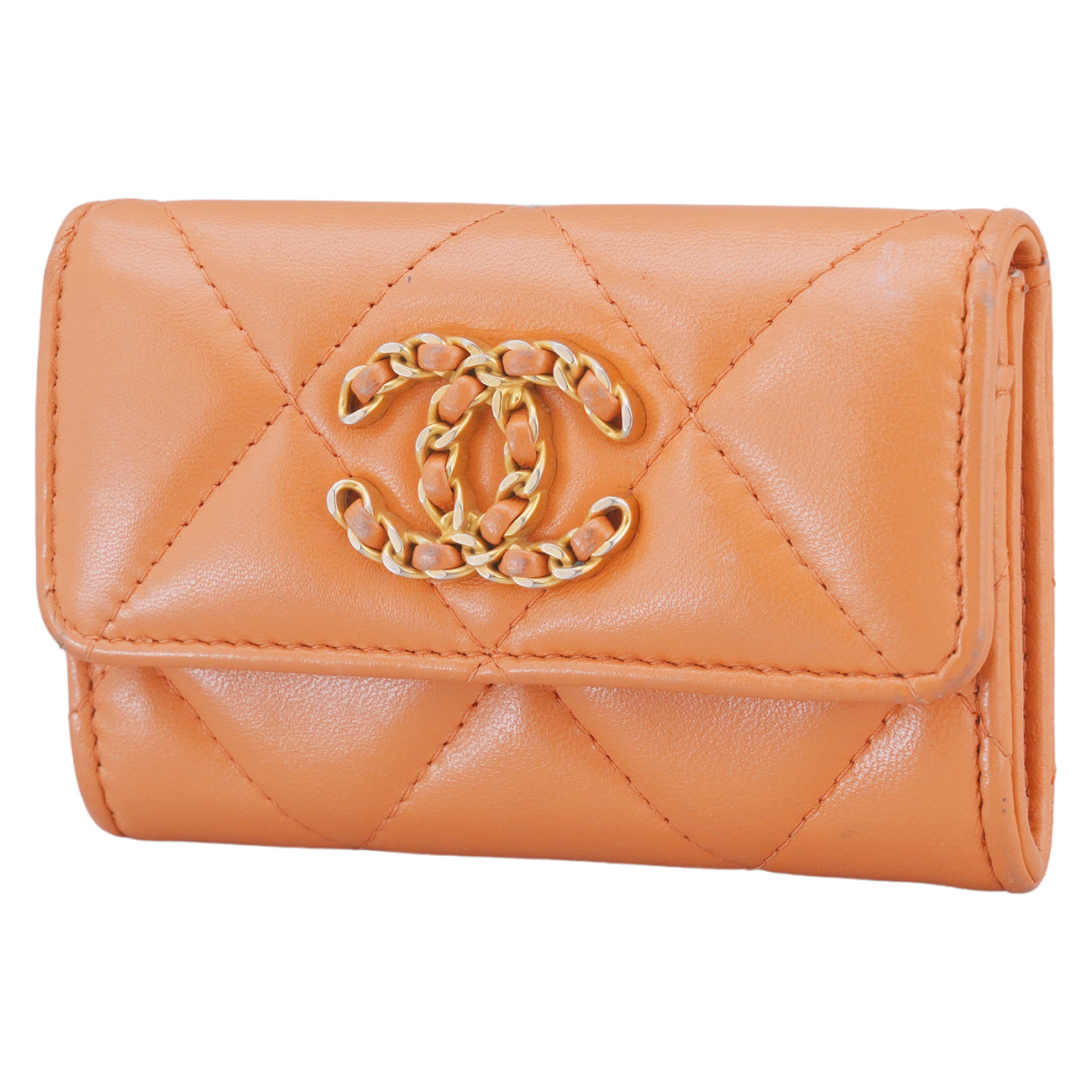 CHANEL(USED)샤넬 19 카드지갑