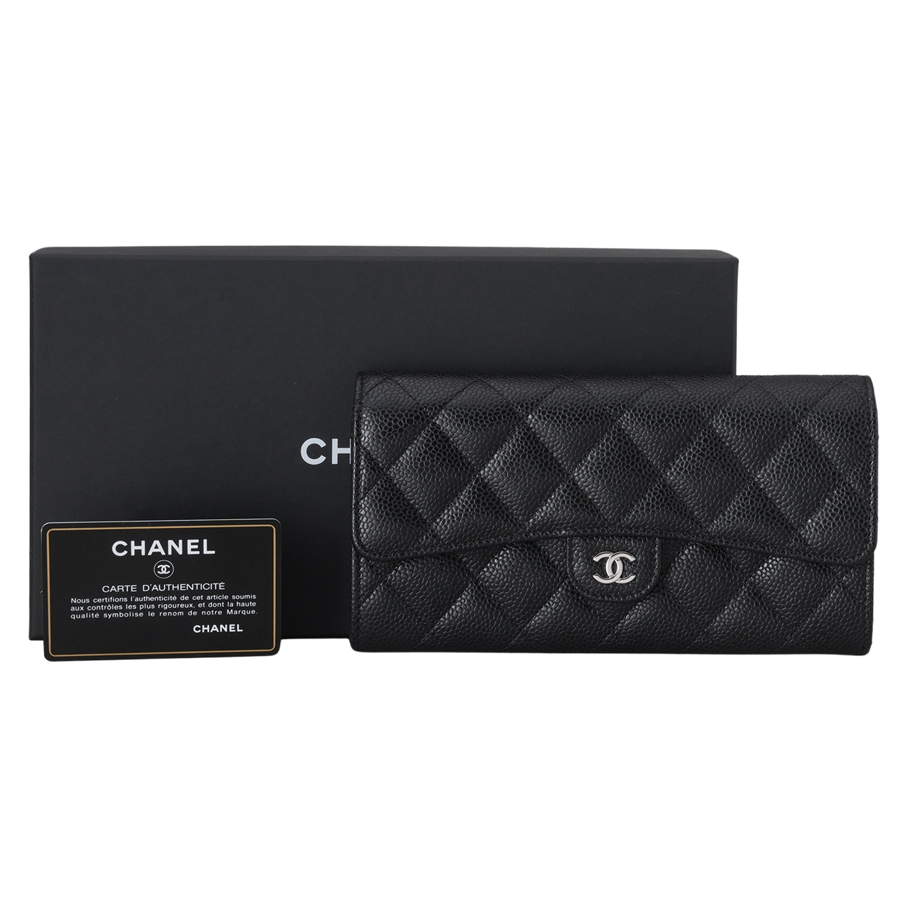 CHANEL(USED)샤넬 캐비어 클래식 장지갑