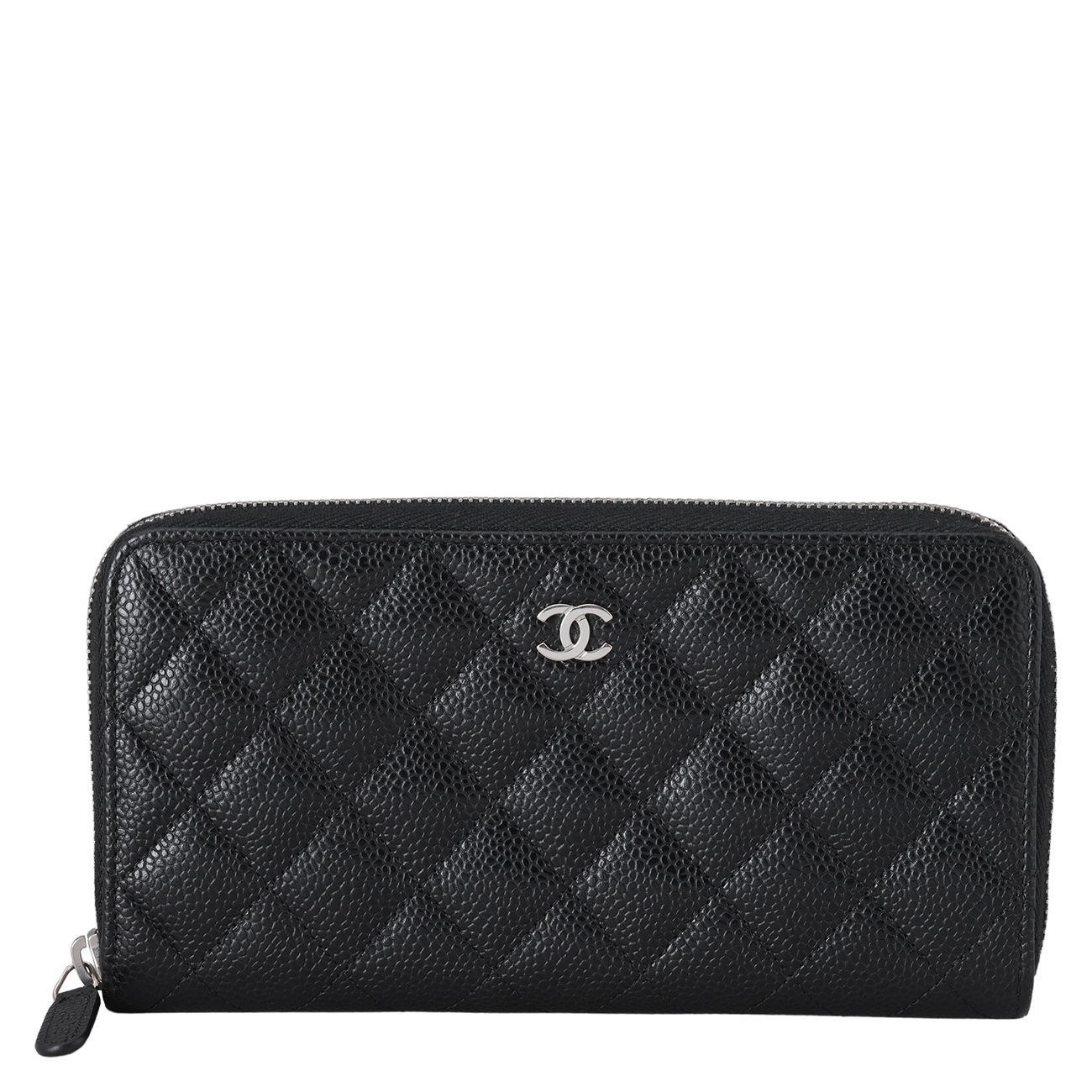 CHANEL(USED)샤넬 캐비어 클래식 지퍼 장지갑