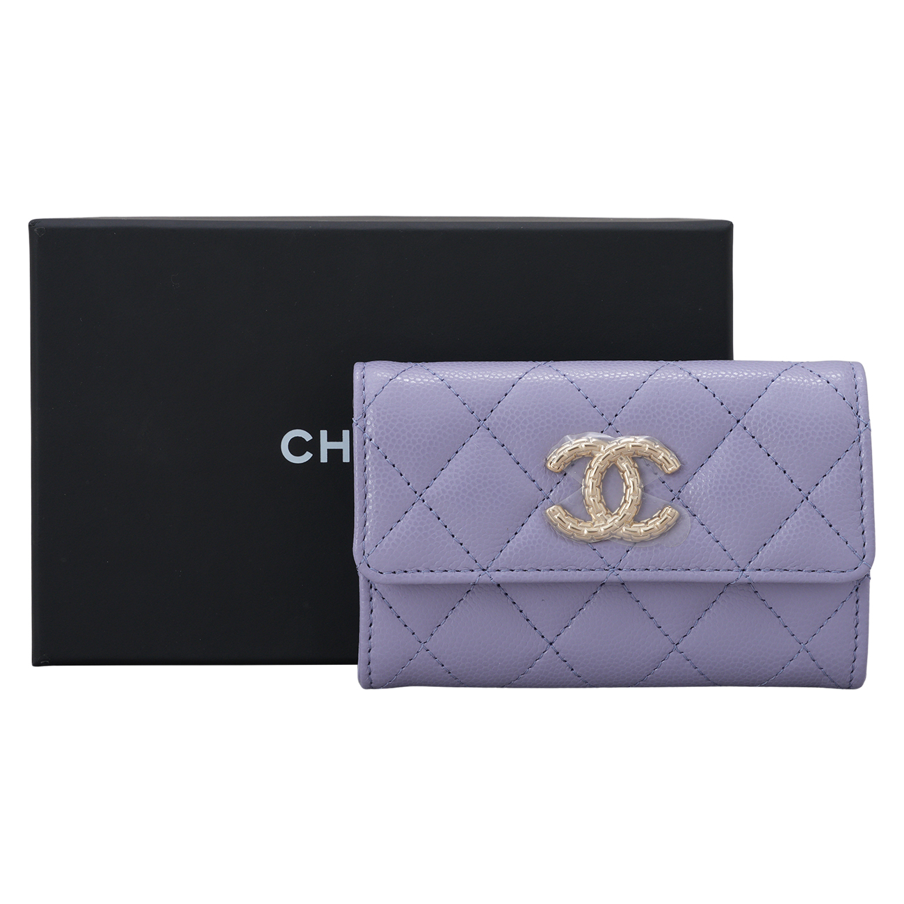 CHANEL(USED)샤넬 AP4089 시즌 캐비어 카드지갑