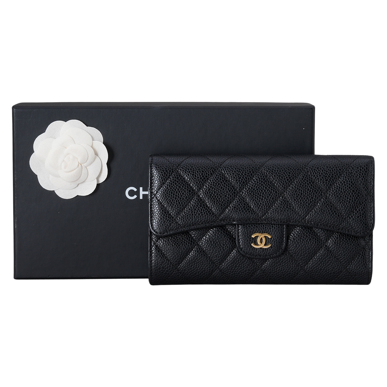CHANEL(USED)샤넬 캐비어 클래식 장지갑