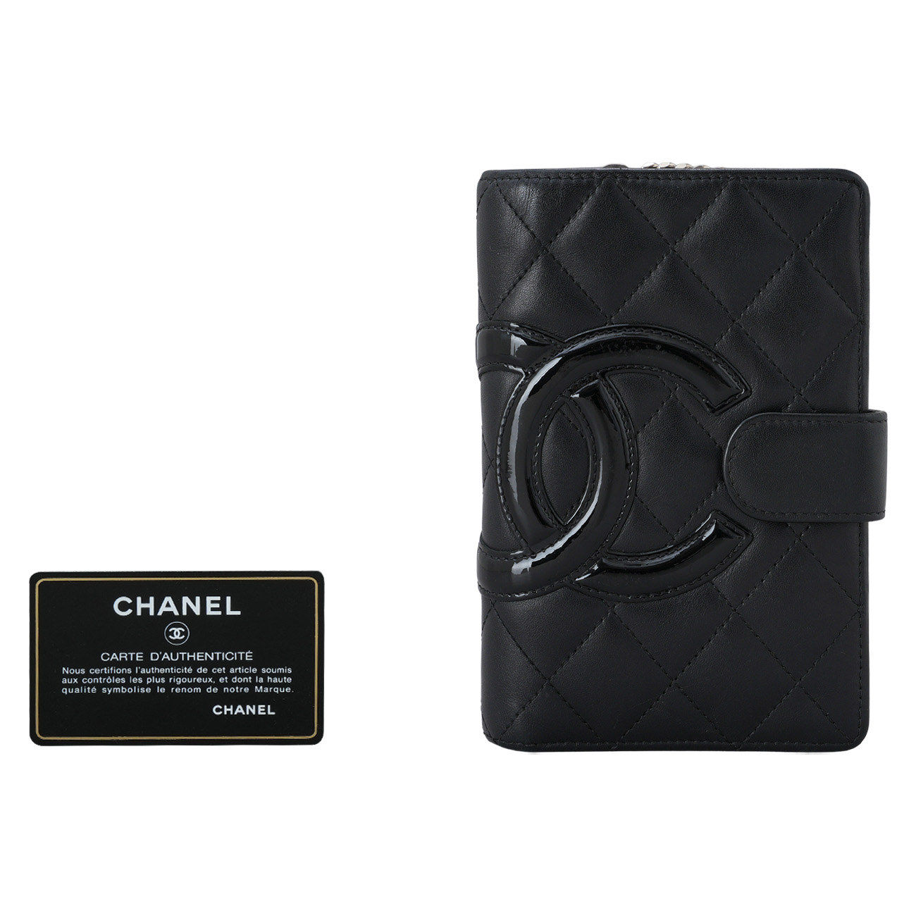 CHANEL(USED)샤넬 깜봉 중지갑
