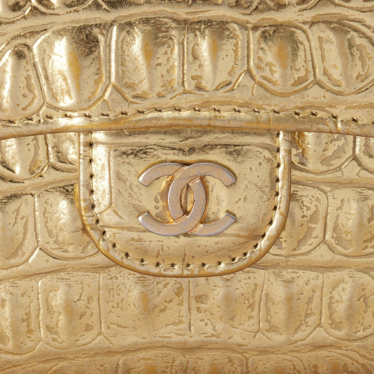 CHANEL(USED)샤넬 A82288 클래식 크로커패턴 반지갑