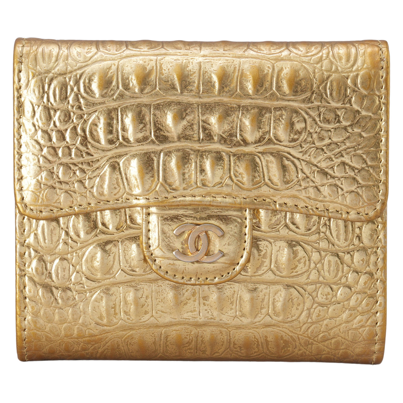 CHANEL(USED)샤넬 A82288 클래식 크로커패턴 반지갑