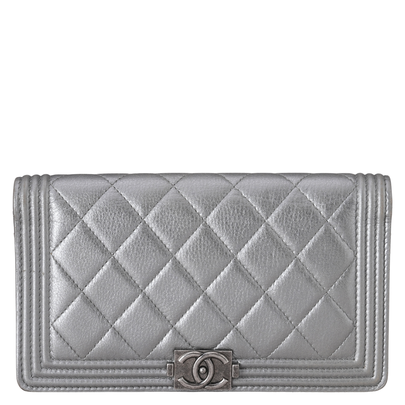 CHANEL(USED)샤넬 보이샤넬 플랩 장지갑