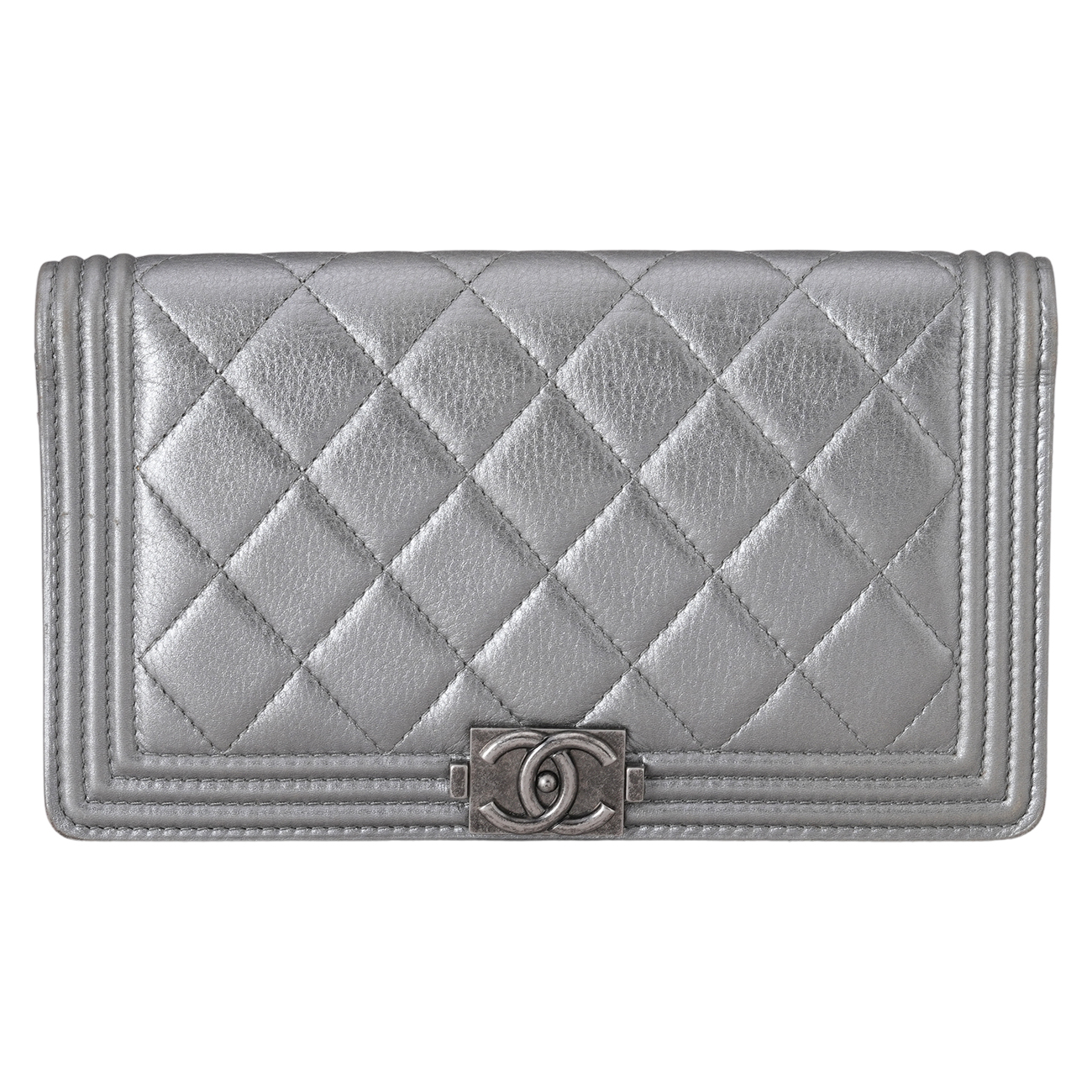 CHANEL(USED)샤넬 보이샤넬 플랩 장지갑