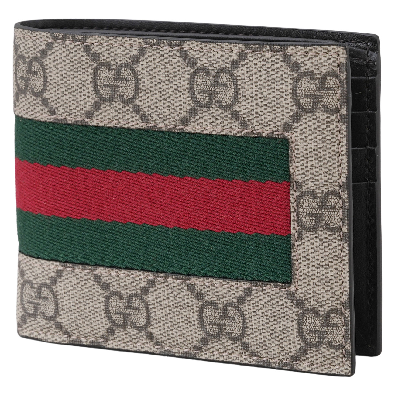 GUCCI(USED)구찌 408827 웹 캔버스 반지갑