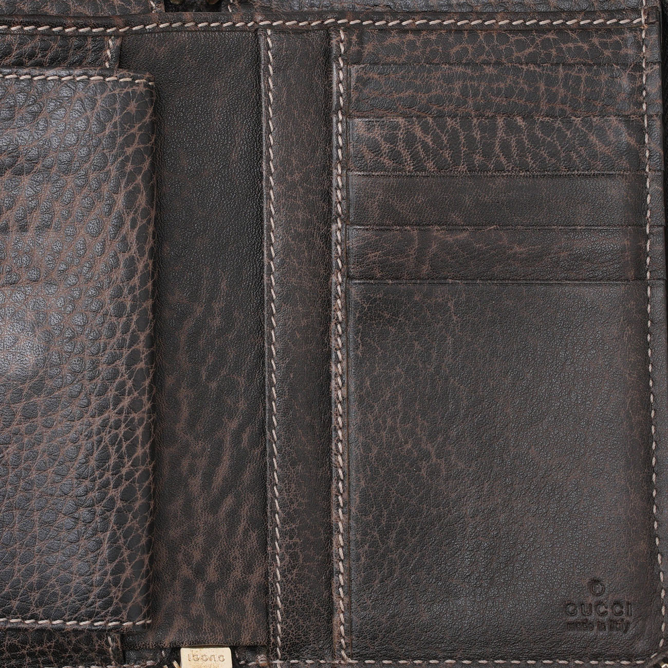 GUCCI(USED)구찌 224256 뱀부 패브릭 중지갑