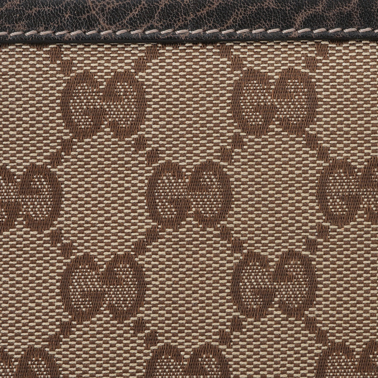 GUCCI(USED)구찌 224256 뱀부 패브릭 중지갑