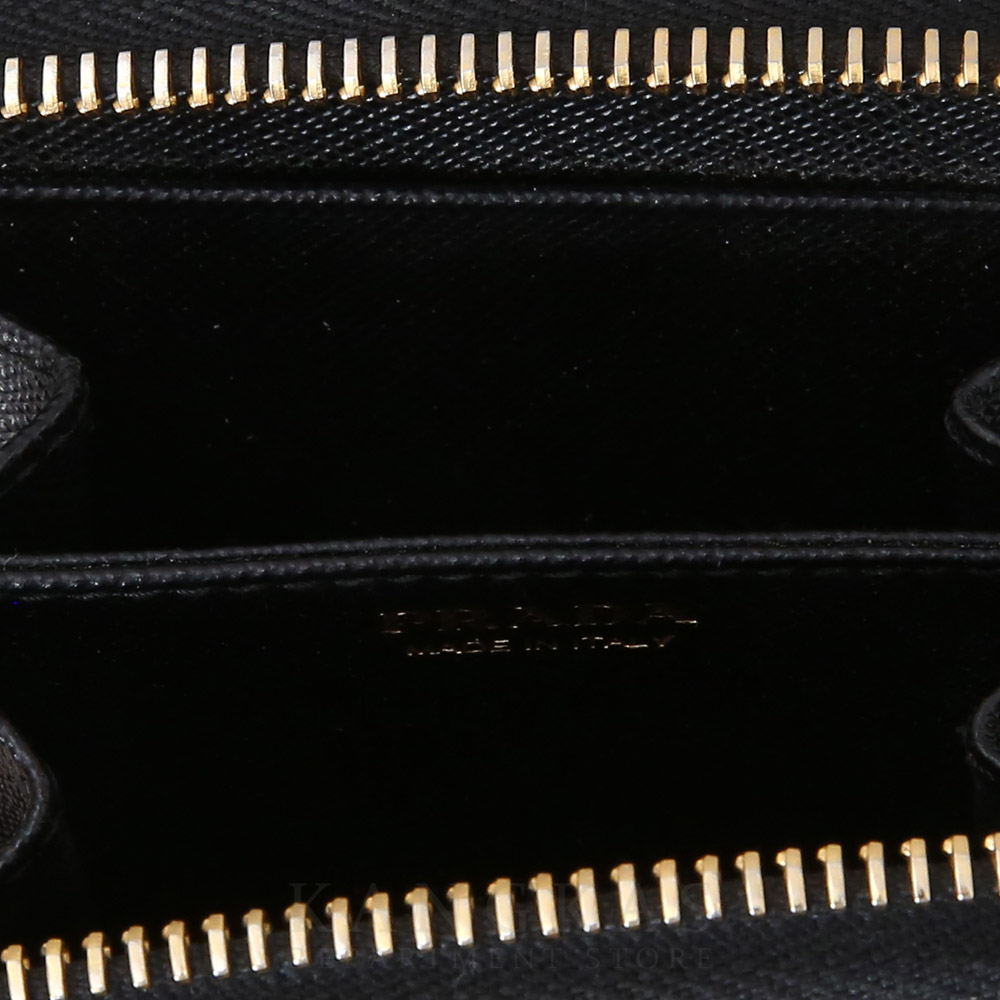 PRADA(USED)프라다 1MM268 사피아노 지퍼 카드지갑