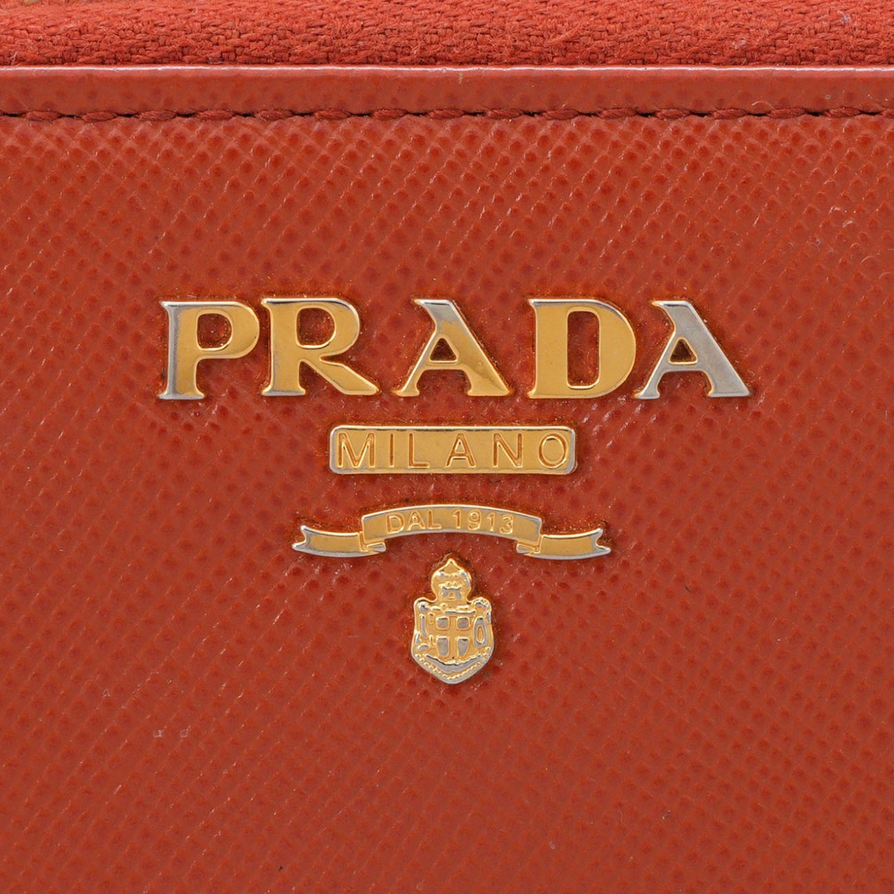 PRADA(USED)프라다 1M0268 사피아노 지퍼 카드지갑