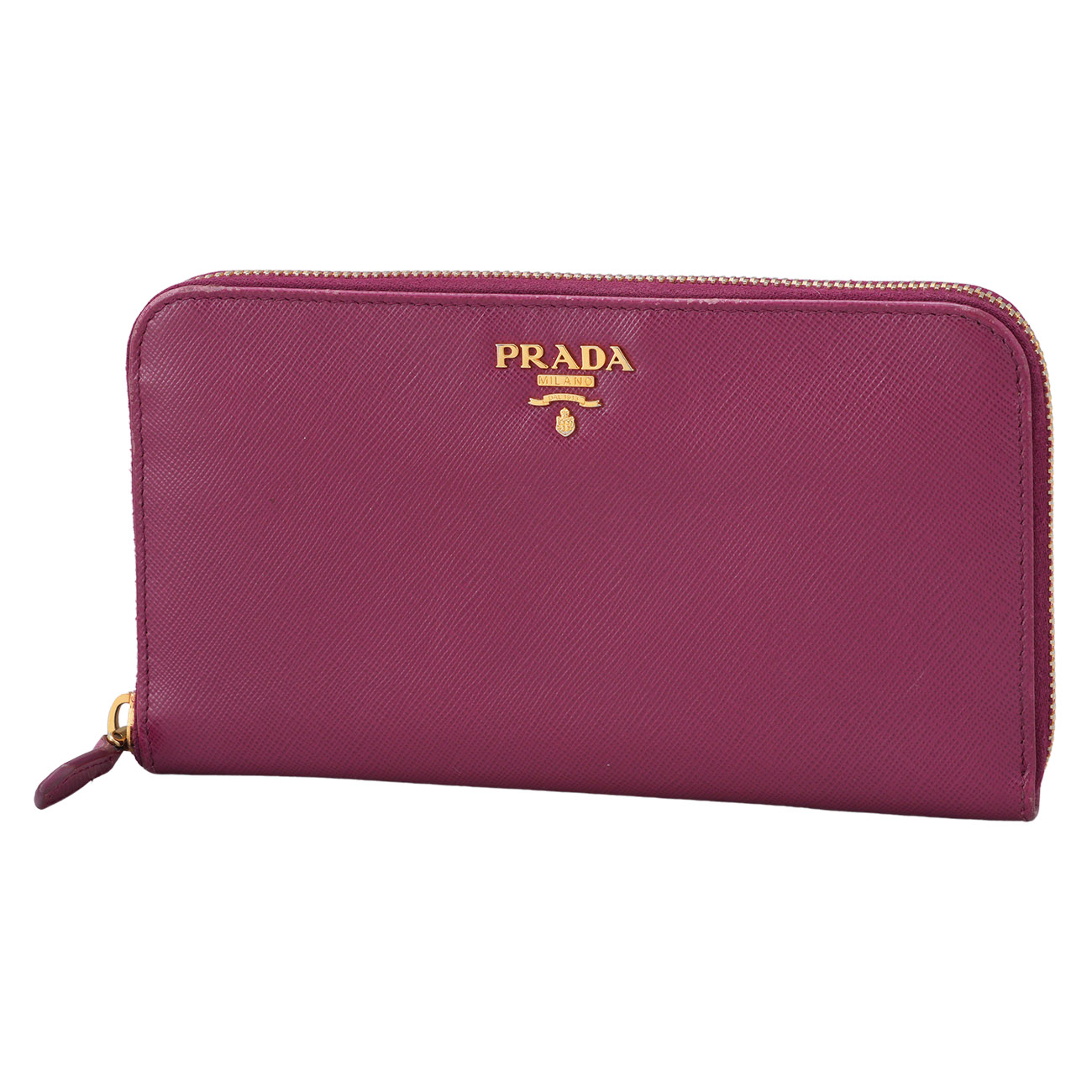 PRADA(USED)프라다 사피아노 지퍼 장지갑