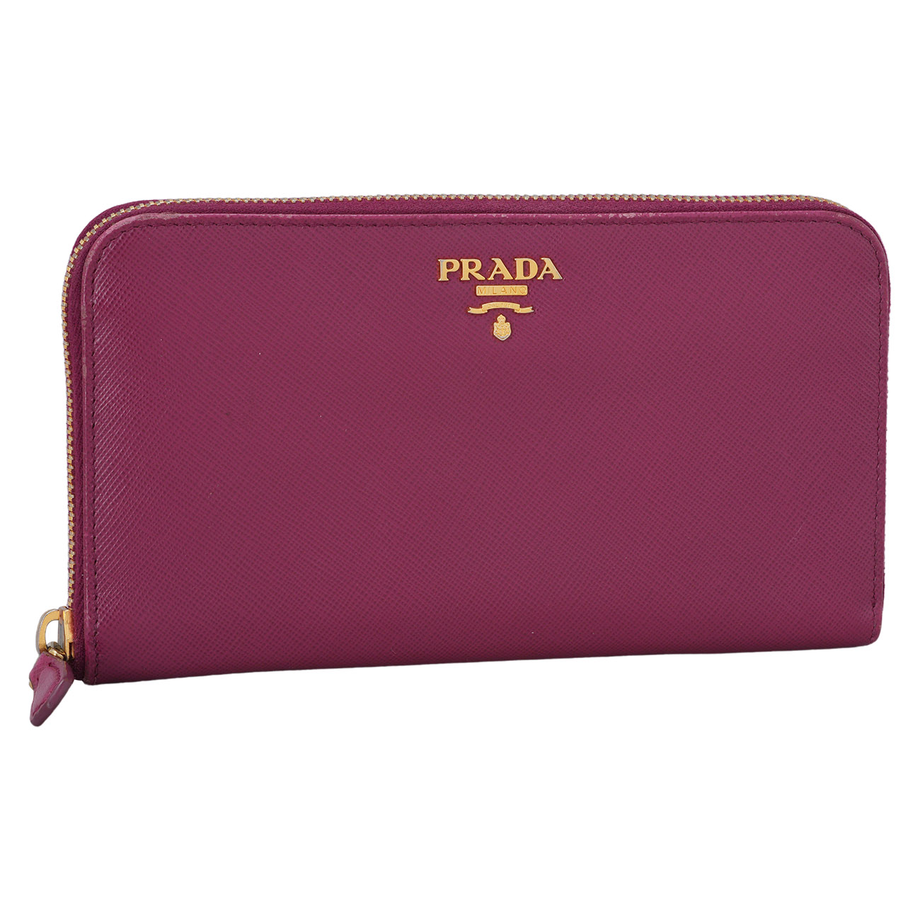 PRADA(USED)프라다 사피아노 지퍼 장지갑