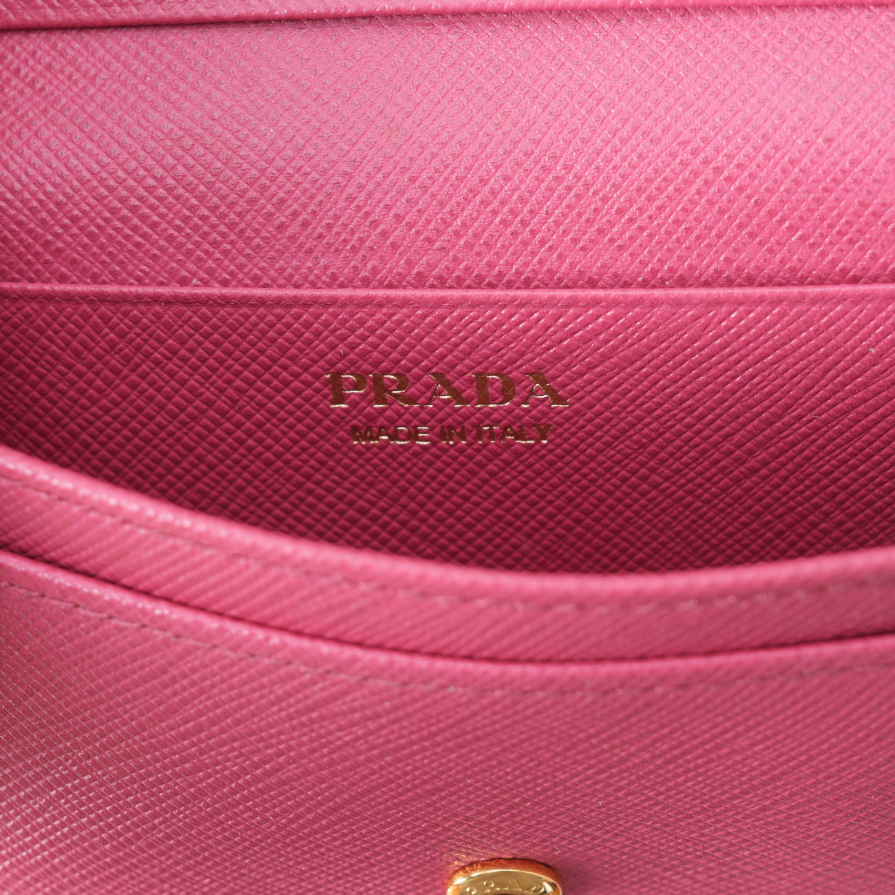 PRADA(USED)프라다 사피아노 카드지갑