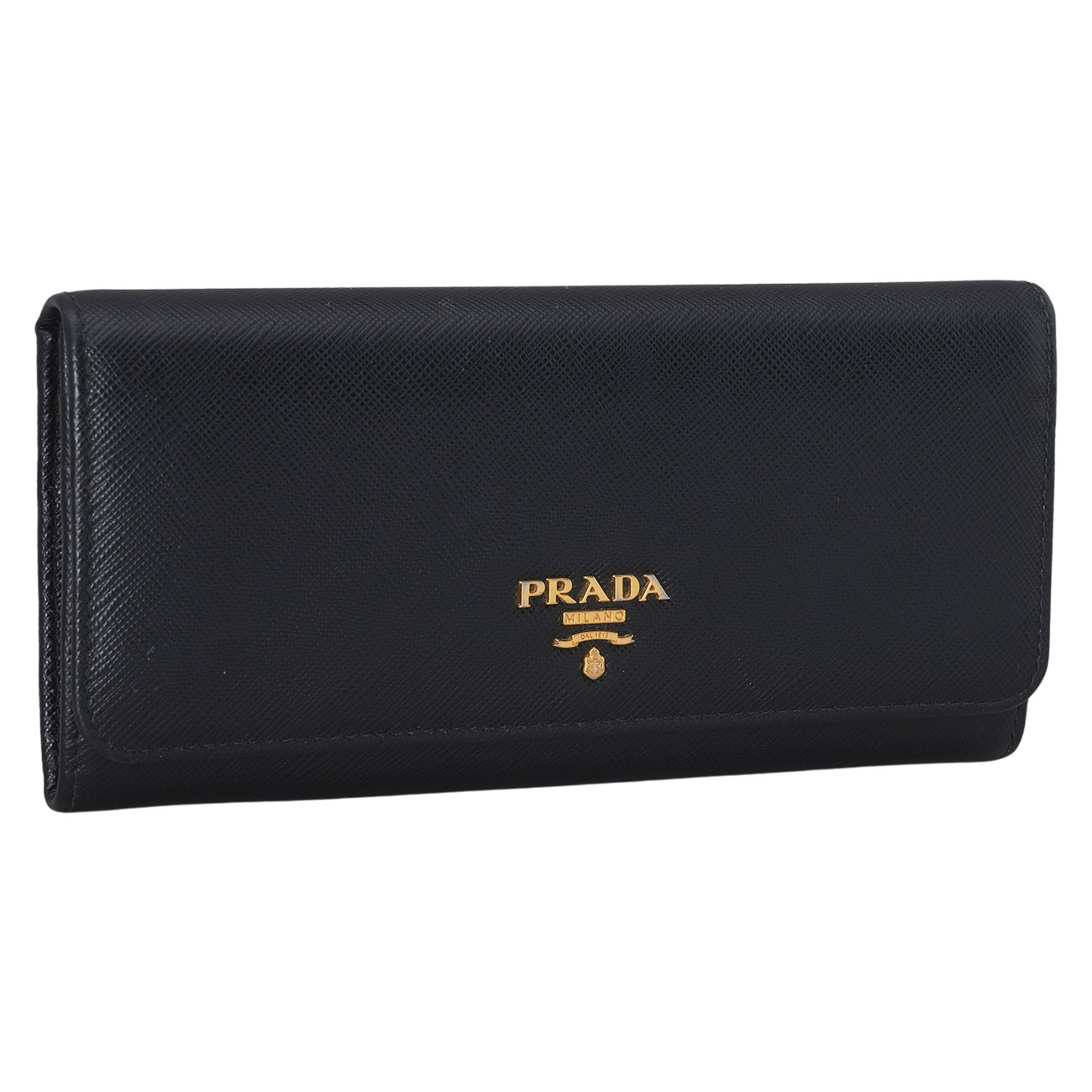 PRADA(USED)프라다 1MH132 사피아노 플랩 장지갑