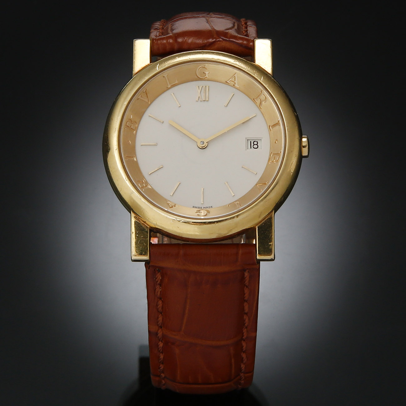 BVLGARI(USED)불가리 AT35GL Anfiteatro 쿼츠