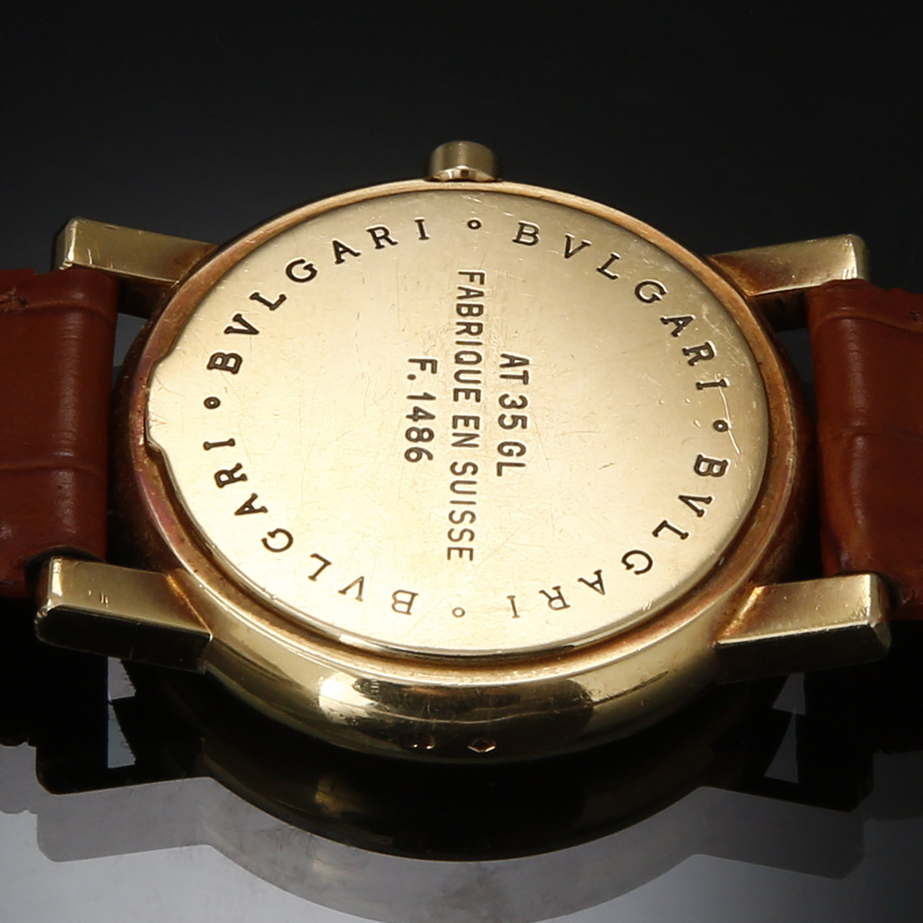 BVLGARI(USED)불가리 AT35GL Anfiteatro 쿼츠