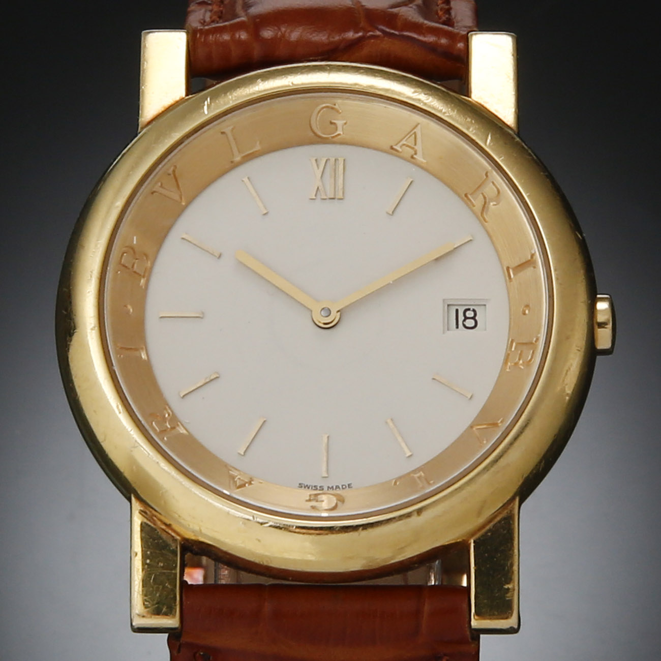 BVLGARI(USED)불가리 AT35GL Anfiteatro 쿼츠