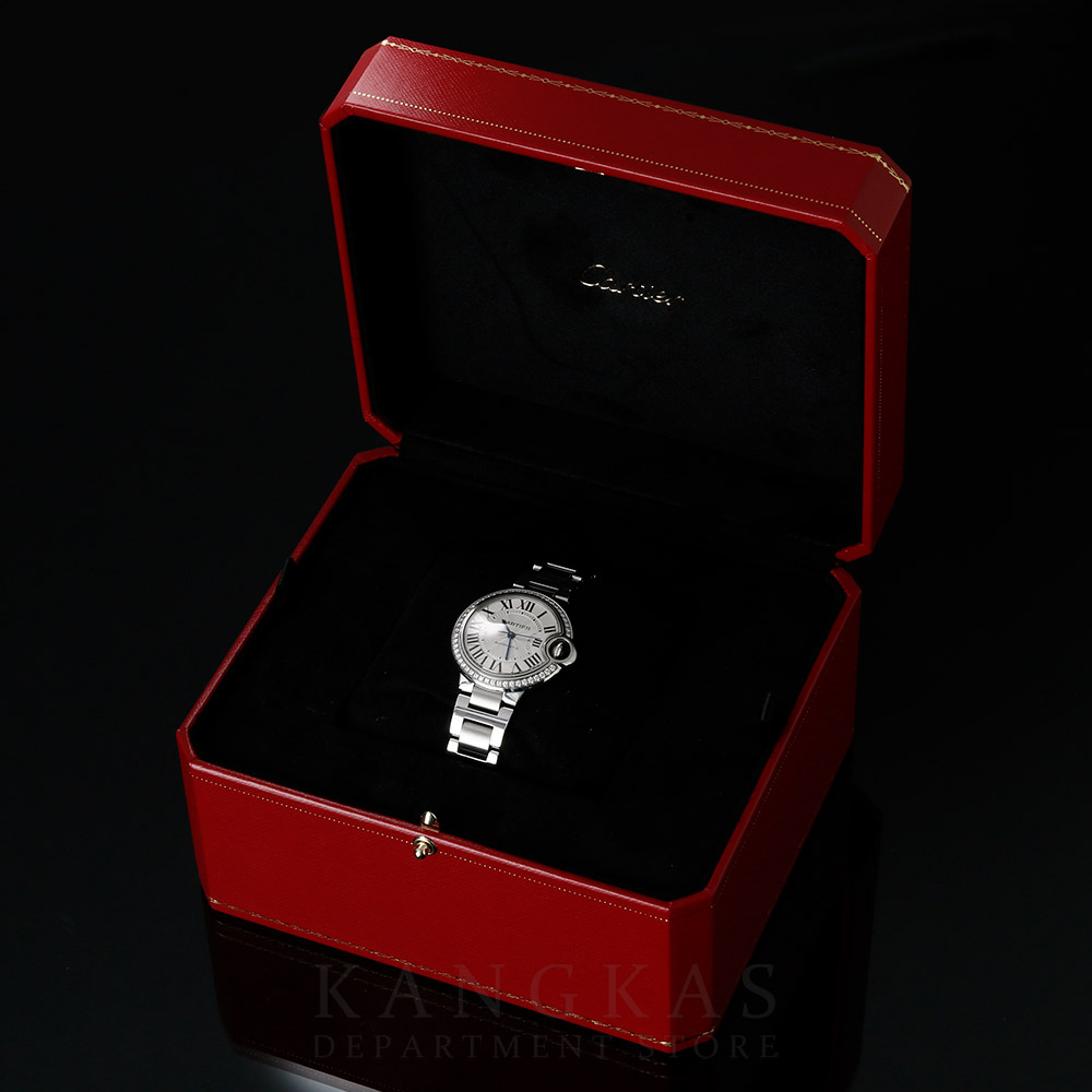 CARTIER(USED)까르띠에 발롱블루 33 스틸 오토매틱 다이아 베젤