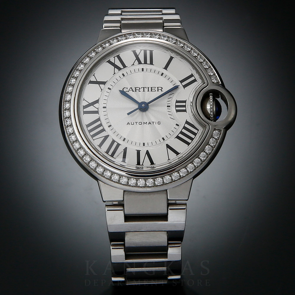 CARTIER(USED)까르띠에 발롱블루 33 스틸 오토매틱 다이아 베젤