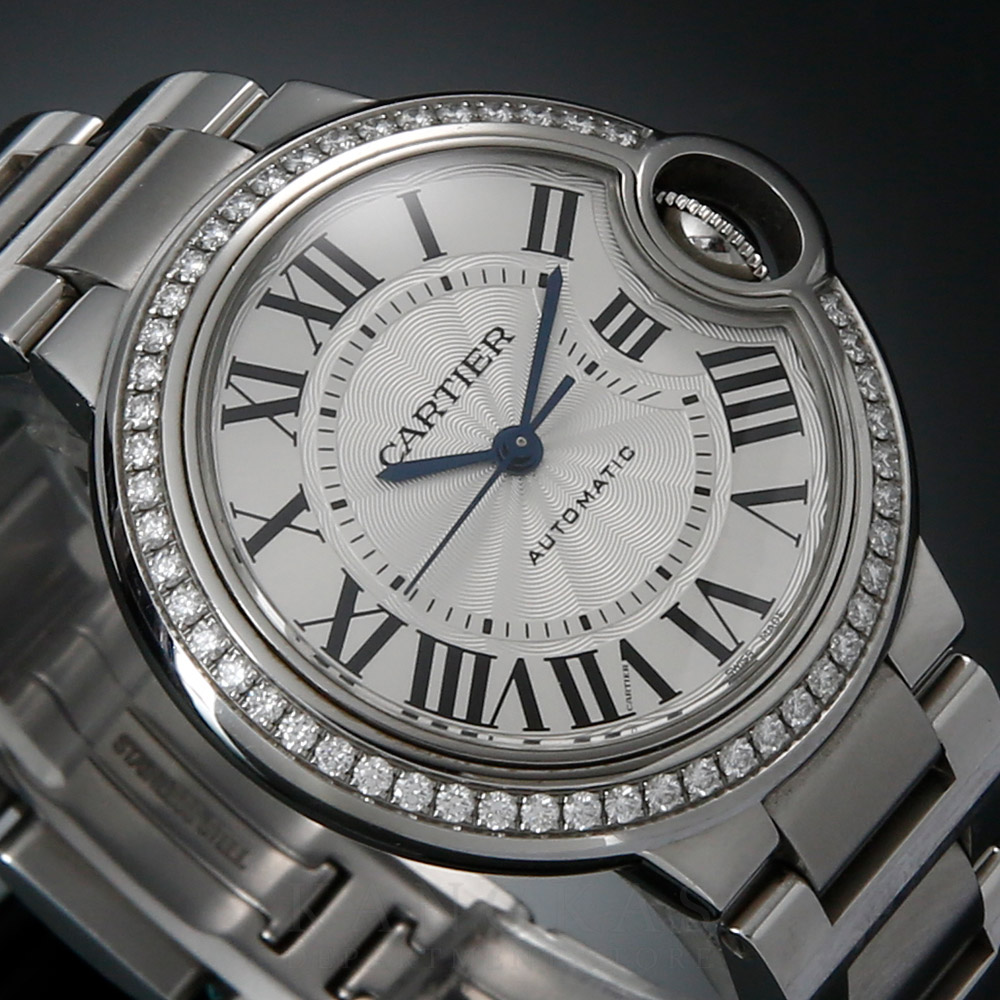 CARTIER(USED)까르띠에 발롱블루 33 스틸 오토매틱 다이아 베젤