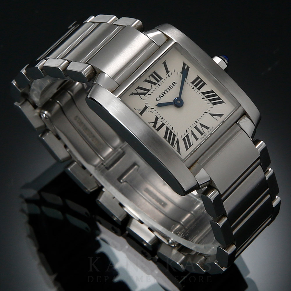 CARTIER(USED)까르띠에 탱크 프랑세즈 스틸 스몰