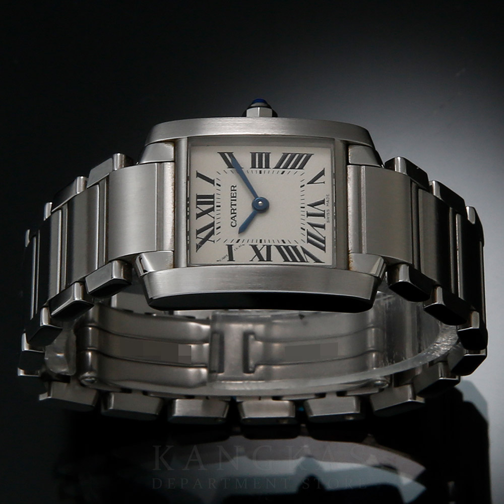 CARTIER(USED)까르띠에 탱크 프랑세즈 스틸 스몰