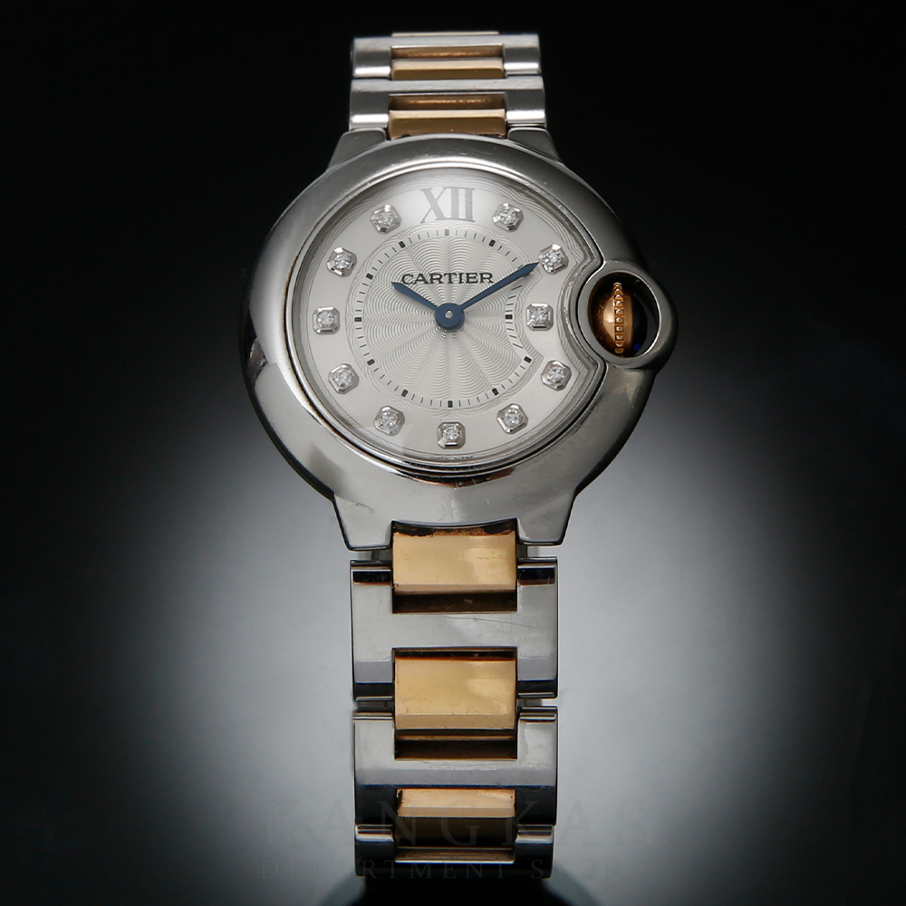 CARTIER(USED)까르띠에 발롱블루 콤비 28