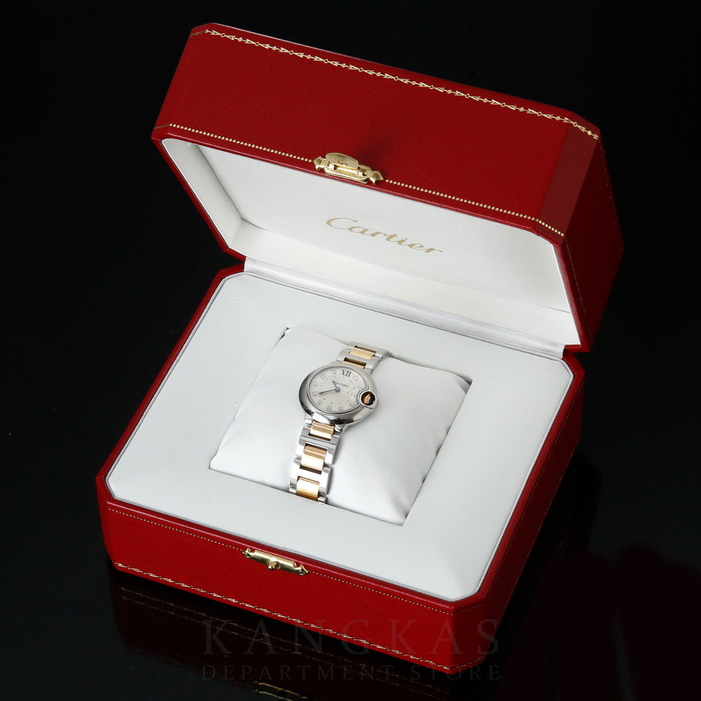CARTIER(USED)까르띠에 발롱블루 콤비 28