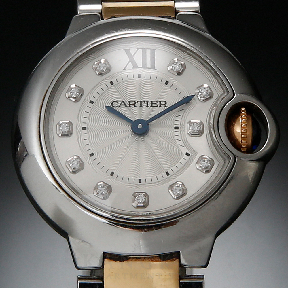 CARTIER(USED)까르띠에 발롱블루 콤비 28