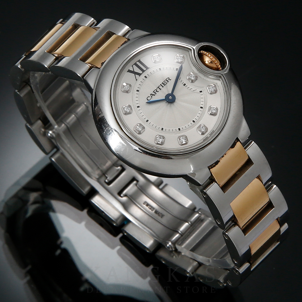 CARTIER(USED)까르띠에 발롱블루 콤비 28