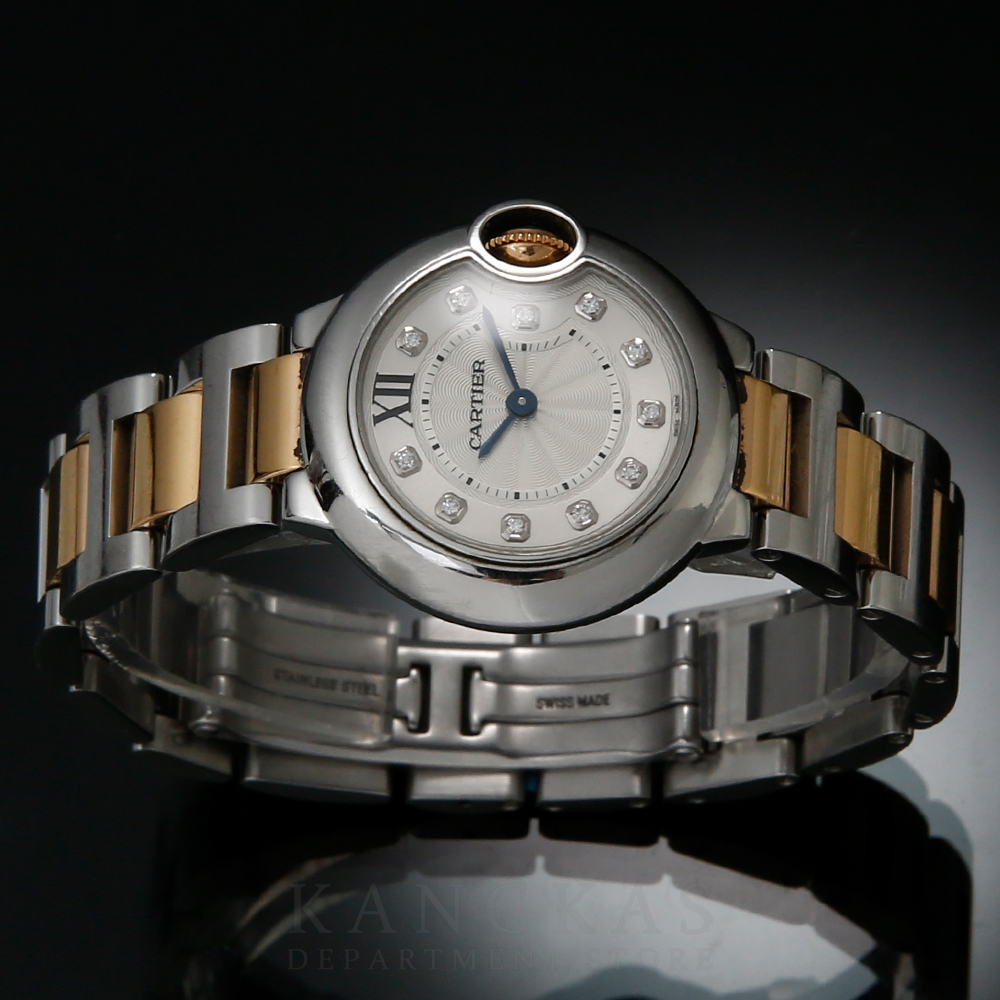 CARTIER(USED)까르띠에 발롱블루 콤비 28