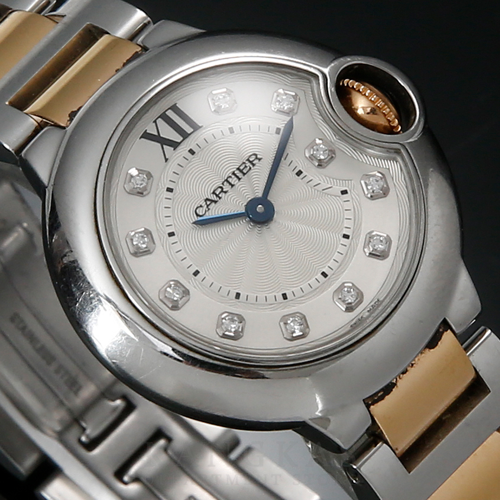 CARTIER(USED)까르띠에 발롱블루 콤비 28