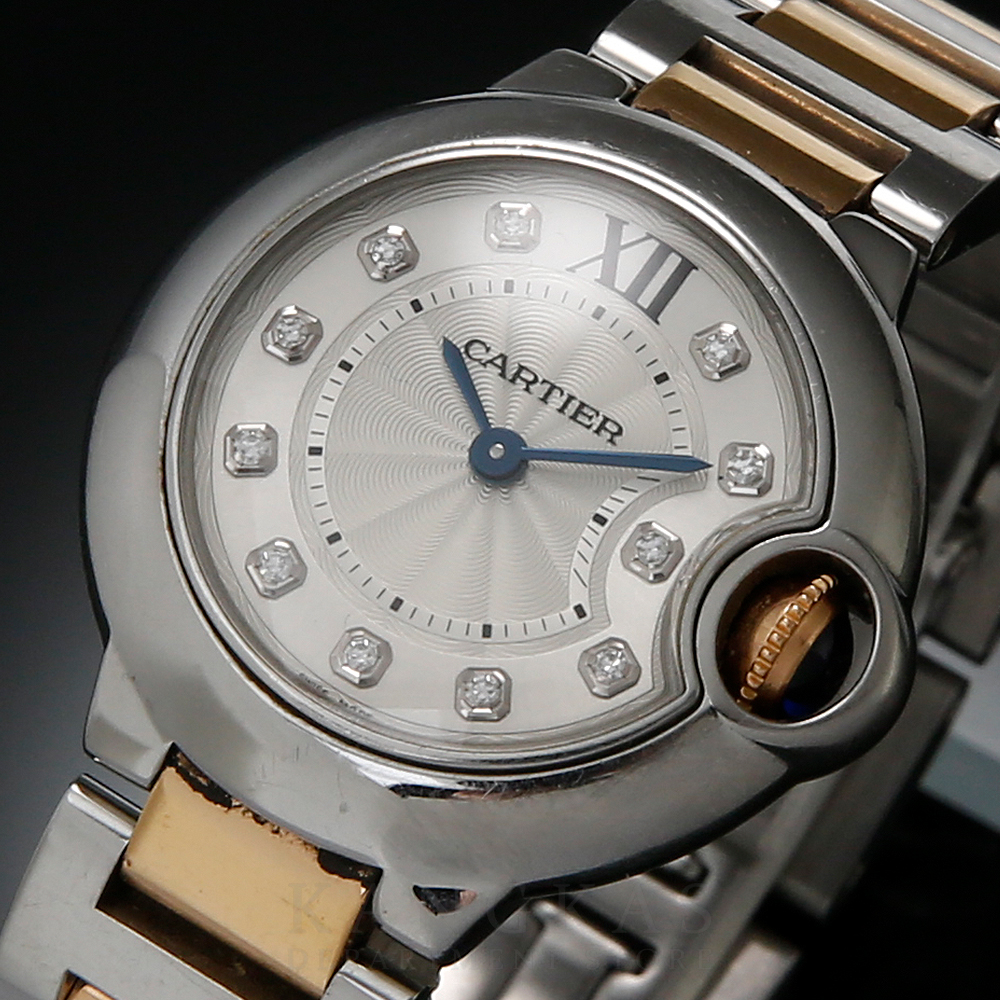 CARTIER(USED)까르띠에 발롱블루 콤비 28