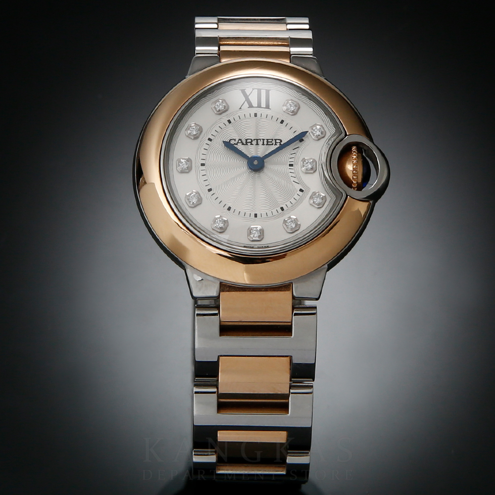 CARTIER(USED)까르띠에 발롱블루 28 콤비 11P 다이아