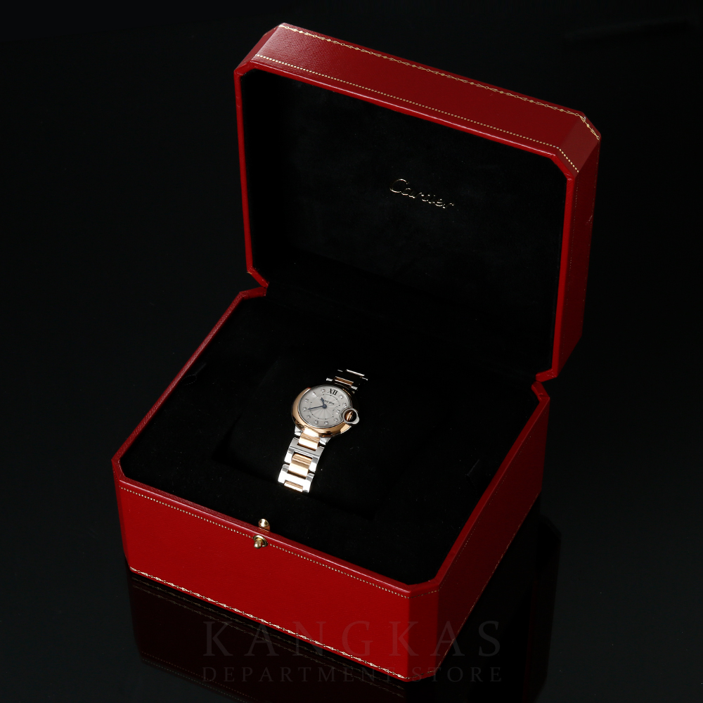 CARTIER(USED)까르띠에 발롱블루 28 콤비 11P 다이아