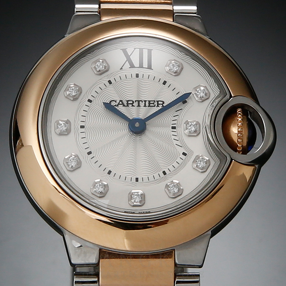CARTIER(USED)까르띠에 발롱블루 28 콤비 11P 다이아