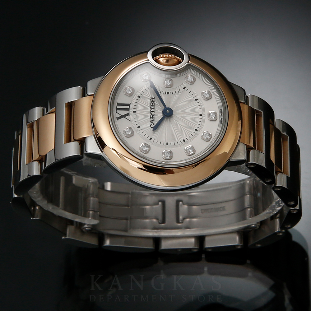 CARTIER(USED)까르띠에 발롱블루 28 콤비 11P 다이아