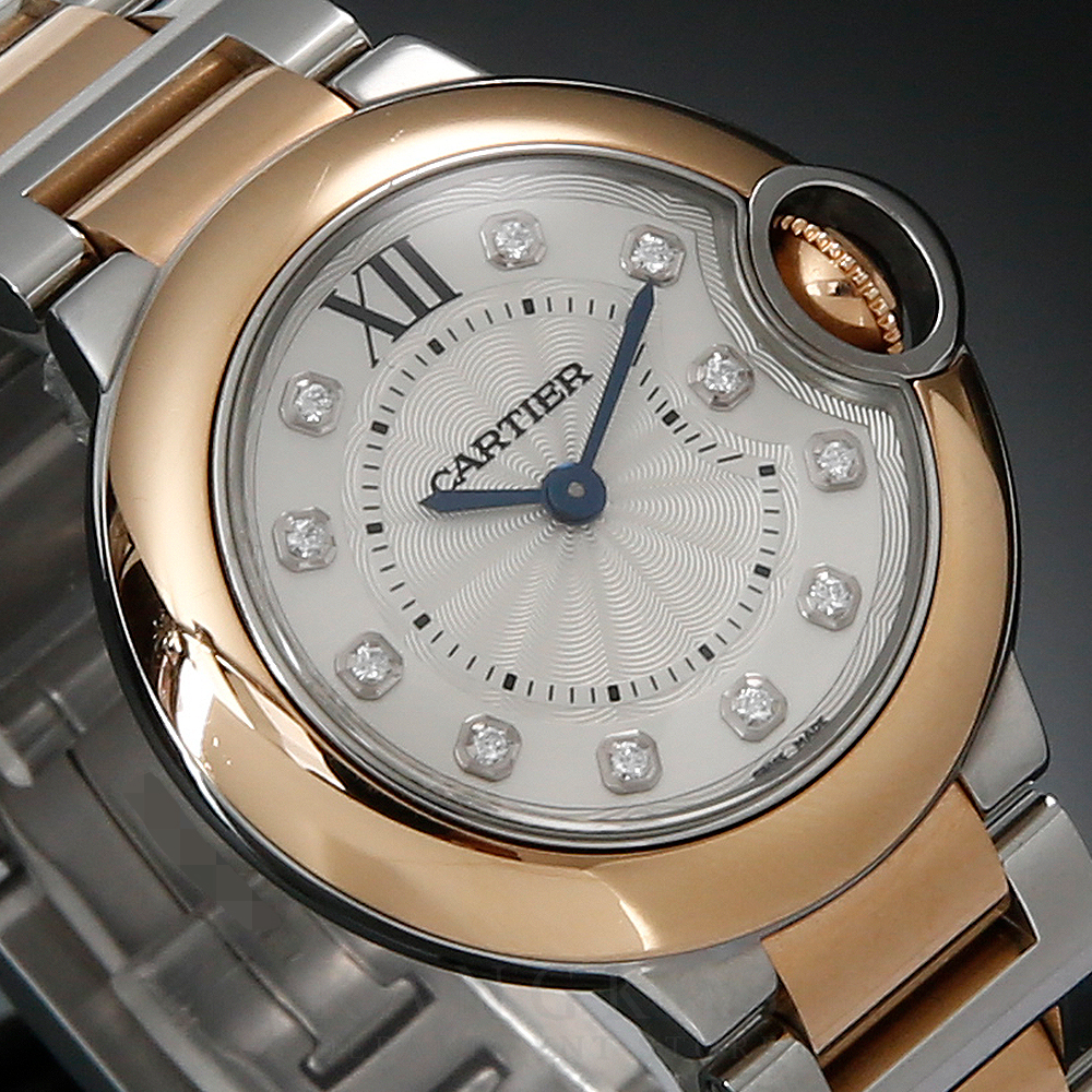 CARTIER(USED)까르띠에 발롱블루 28 콤비 11P 다이아