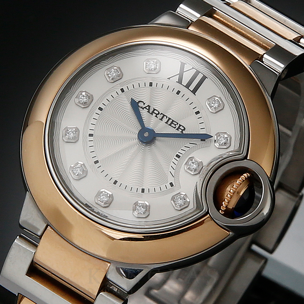 CARTIER(USED)까르띠에 발롱블루 28 콤비 11P 다이아