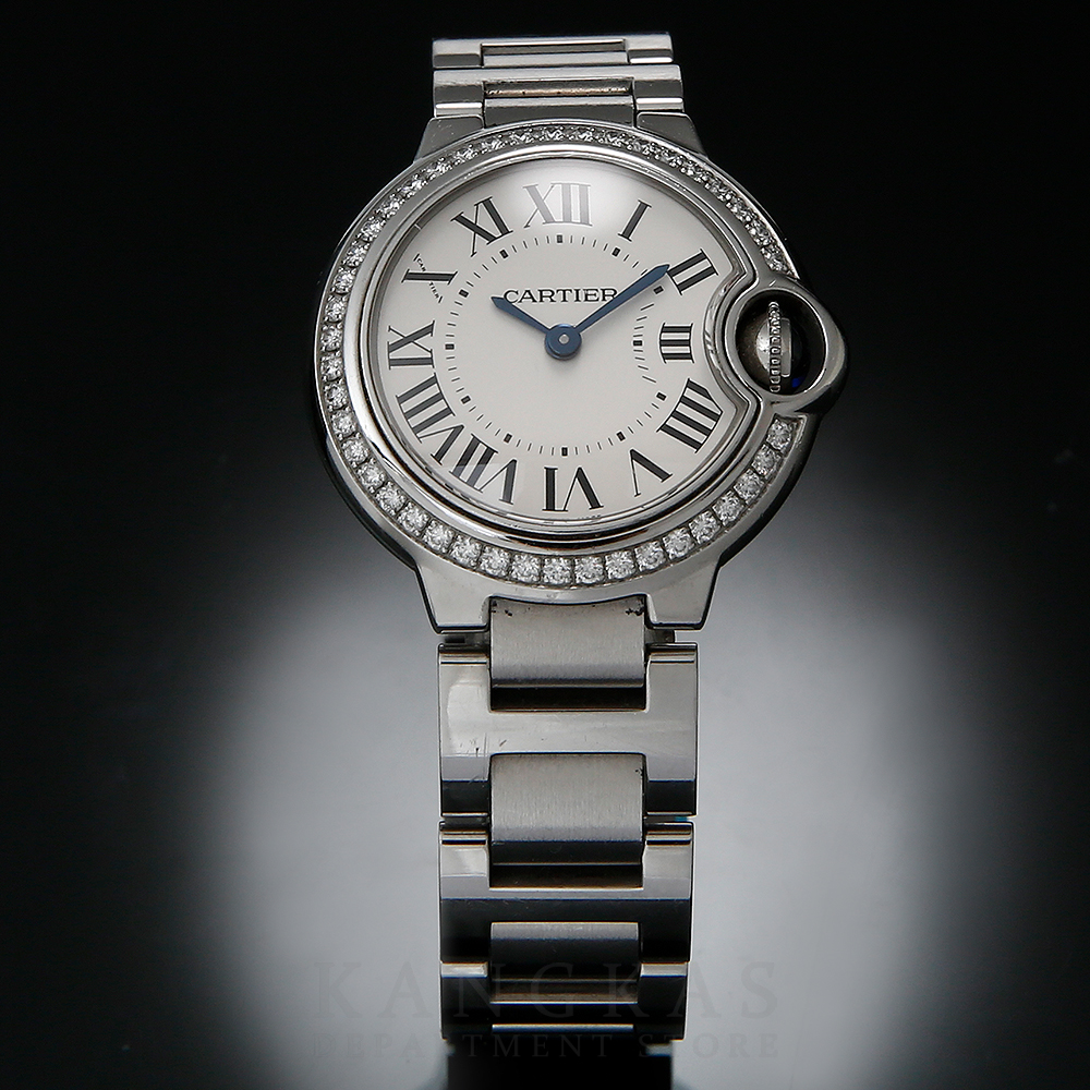 CARTIER(USED)까르띠에 발롱블루28 다이아 베젤