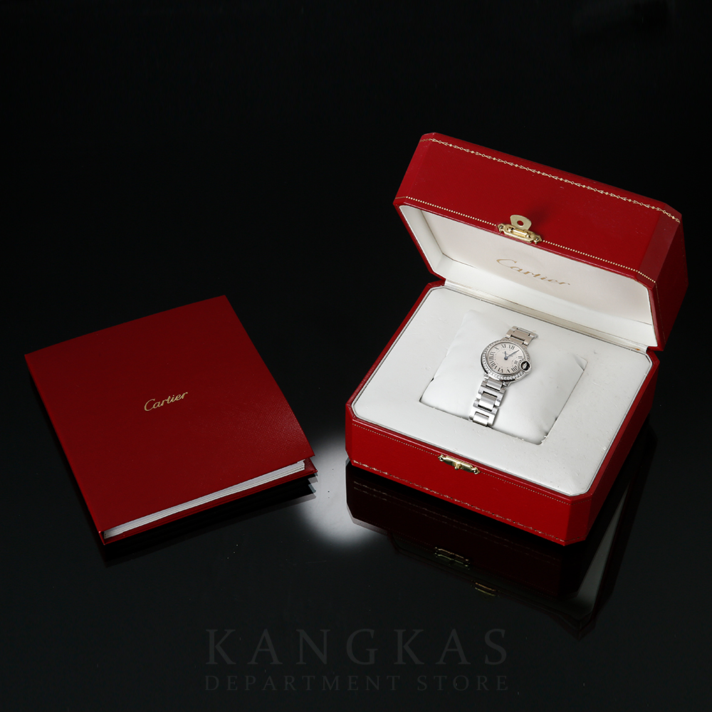 CARTIER(USED)까르띠에 발롱블루28 다이아 베젤