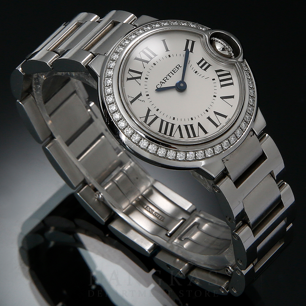 CARTIER(USED)까르띠에 발롱블루28 다이아 베젤