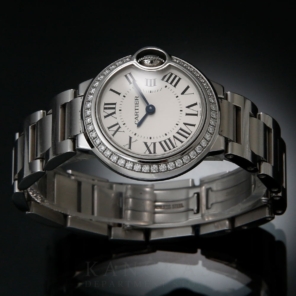 CARTIER(USED)까르띠에 발롱블루28 다이아 베젤