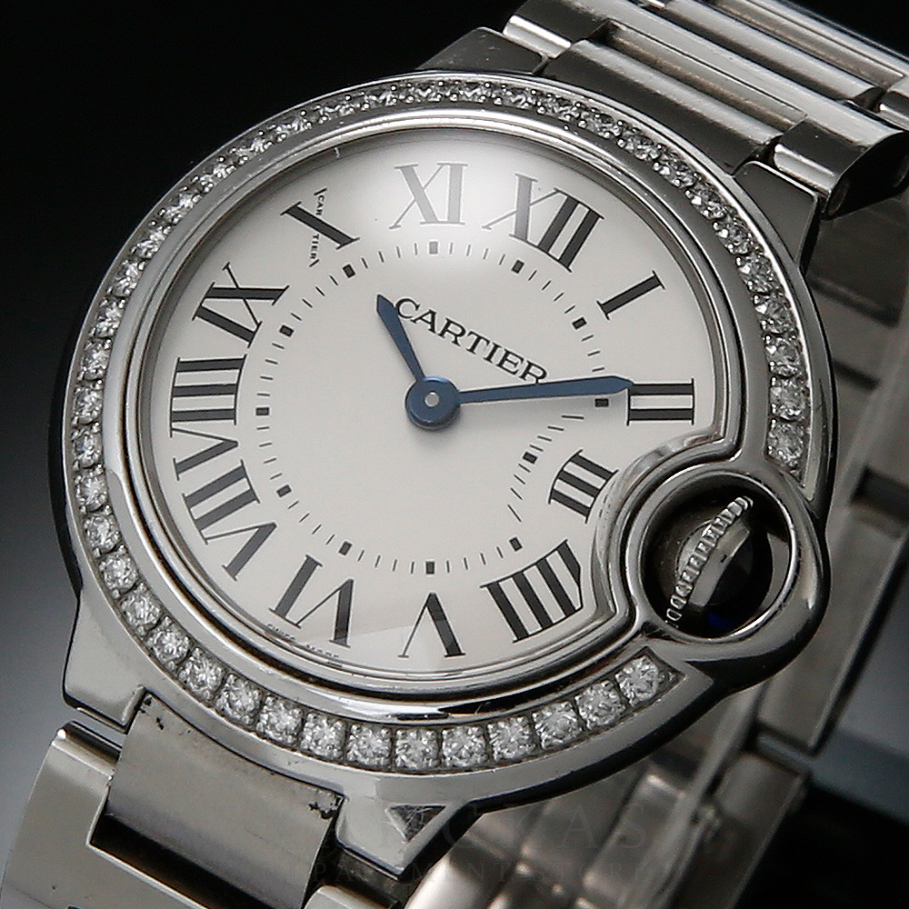 CARTIER(USED)까르띠에 발롱블루28 다이아 베젤